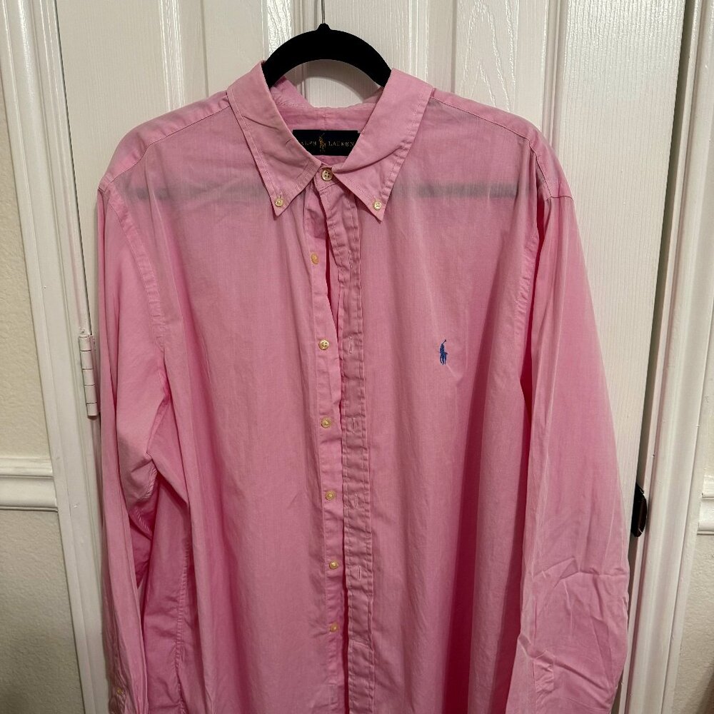 Ralph Lauren Pink Button Down 18